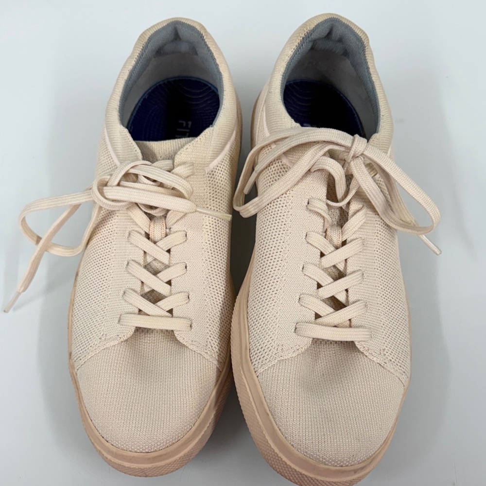 Rothy's RS 02 light pink lace up sneakers 9.5